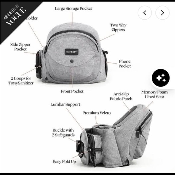 Baby hip carrier - Picture 2 of 6